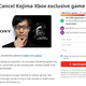 A screenshot that shows the Kojima petition.